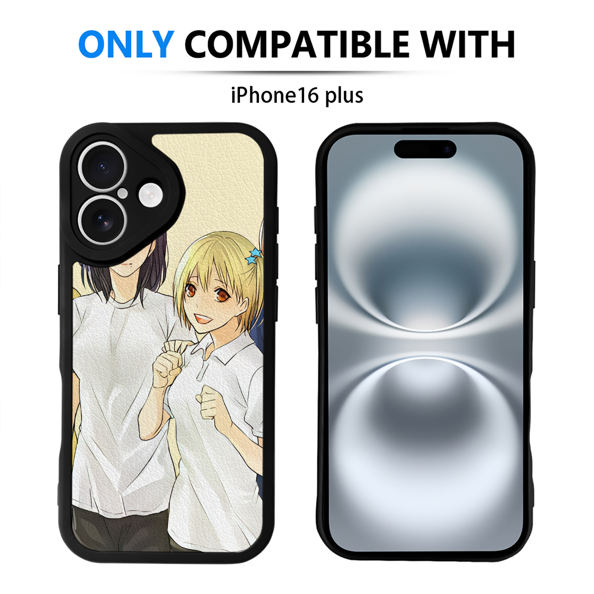 （画像用） ハイキュー!! Haikyu!! 【iPhone 16シリーズ対応】シリコンスマホケース（レザー調） 材質：シリコン